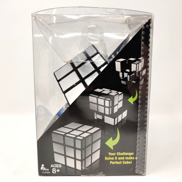 Rubiks Cube Mirror Blocks Edition Puzzle Game 2010 Winning Moves 8+ NOB Rare HTF - Picture 7 of 14